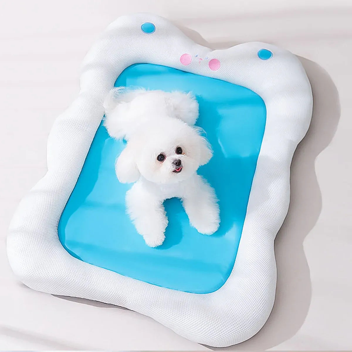 Soft Pet Bed for Dogs and Cats Washable Cushion Kennel Indoor Sleeping Mat Use - L