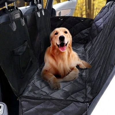 Waterproof Pet Car Seat Cover With Seat Belt Buckle