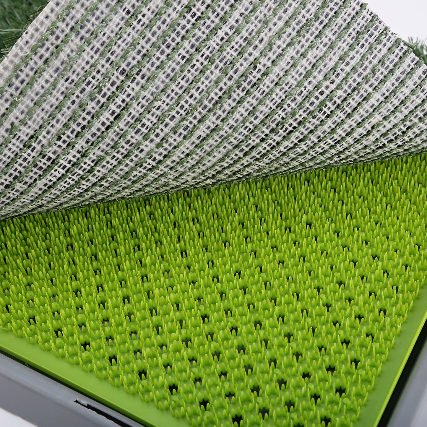 Dog Tray Training Toilet 69cm x 43cm + 1 Grass Mat