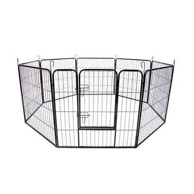 Pet Playpen Heavy Duty Foldable Dog Cage 8 Panel 32in