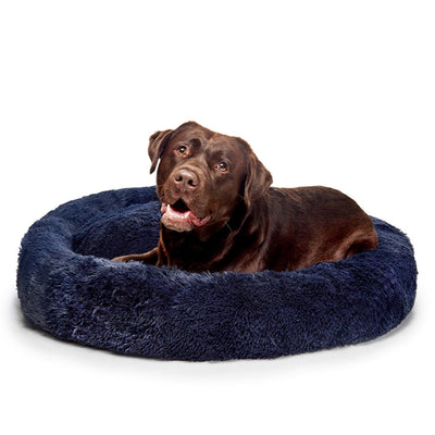 Fur King "Aussie" Calming Dog Bed  - Blue - 115 CM - XL