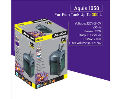 Aqua One Aquis 1050 Series II Canister Filter 1250L/H