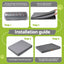 i.Pet Dog Bed XL Water-resistant Egg Crate Foam Orthopedic Pet Mat Grey