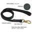 Genuine Leather Dog Leash Large Dogs Pet Walking Leash Training Leads 110cm Length Width 1.6 / 2.0cm Black Brown Colors