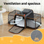 i.Pet Pet Carrier Bag Foldable Expandable Dog Cat Travel Cage Portable Car Kennel