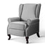 Artiss Recliner Armchair Grey Fabric Domini