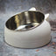 Cat Dog Bowl 15 Degrees Raised Stainless Steel Non Slip Tilt Safeguard