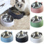 Cat Dog Bowl 15 Degrees Raised Stainless Steel Non Slip Tilt Safeguard