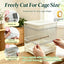 2 Roll Bird Cage Seed, 500cm*12cm Cuttable Mesh Tape for Seed Guards Bird Cage Seed , Adjustable Mesh Cover,Adhesive Mesh Patch for Parrot Parakeet & Cockatiel Cage - Black - Size 500cm*12cm