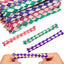 24 Pieces Chinese Finger Trap Bamboo Finger Traps PET Bird Chew Toy Birds Foraging Chopper Toy for Kids Birthday Party Favors Piñata Fillers Goodie Bag Stuffers
