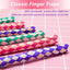 24 Pieces Chinese Finger Trap Bamboo Finger Traps PET Bird Chew Toy Birds Foraging Chopper Toy for Kids Birthday Party Favors Piñata Fillers Goodie Bag Stuffers