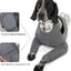 2XL Dog Breathable Elastic Elbow Protection, Black, Post-Surgery Foreleg Guard to Prevent Licking and Biting