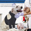 2XL Dog Breathable Elastic Elbow Protection, Black, Post-Surgery Foreleg Guard to Prevent Licking and Biting