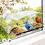 Window Birdhouse, Transparent, With Suction Cups, Feeding Station, for Attracting and Watching Small Wild Birds from Your Window at Home