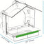 Birdhouse for on or attached to the window, Birdhouse with Suction Cups, Bird Feeder Transparent Window, Feeding Station, Includes Suction Cups