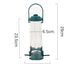 2 Pieces Bird Feeder House, Outdoor Bird Feeders, Hanging Tubular Bird Feeders for the Garden, Tubular Bird Feeders for Outdoor Use, 29x14x6.5 cm