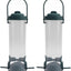 2 Pieces Bird Feeder House, Outdoor Bird Feeders, Hanging Tubular Bird Feeders for the Garden, Tubular Bird Feeders for Outdoor Use, 29x14x6.5 cm