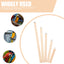 Wooden Parrot Standing Pole 5PCS Bird Perches for Cage, Bird Cage Accessories, Climbing Perch Stand for African Grey, Parakeet