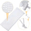 6 Pieces White Finch Sock Feeders, Thistle Seed Hanging Bird Feeder Bags for Outdoor Garden Yard Wild Birds, 4.7 x 11 in