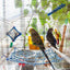Hammock Climbing Net for Small Animals and Birds, Blue, 32 x 25 cm