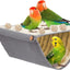 Bird Hammock Nest for Cage, Soft Hanging Sleeping Bed Bird Toy for Parakeet Parrot Canary, Size L, 23x15x2 cm