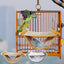 Bird Hammock Nest for Cage, Soft Hanging Sleeping Bed Bird Toy for Parakeet Parrot Canary, Size L, 23x15x2 cm