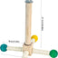 Bird Perch Toys, Interactive Wooden Rotating Stand with Smooth Spinning Design, Bird Cage Accessories for Parrots, Parakeets, Budgies, Lovebirds