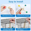 Bird Perch Toys, Interactive Wooden Rotating Stand with Smooth Spinning Design, Bird Cage Accessories for Parrots, Parakeets, Budgies, Lovebirds