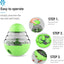 Green Interactive Dog Snack Ball Chew Toy Food Dispenser for Dogs