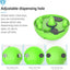 Green Interactive Dog Snack Ball Chew Toy Food Dispenser for Dogs