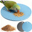 2 PCS Bird Foraging Toys, Soft Bird Slow Feeder Mats, Silicone Bird Foraging Mat, Interactive Foraging Birds Toys for Parakeet, Cockatiel, African Grey, Conure, Budgies