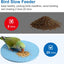 2 PCS Bird Foraging Toys, Soft Bird Slow Feeder Mats, Silicone Bird Foraging Mat, Interactive Foraging Birds Toys for Parakeet, Cockatiel, African Grey, Conure, Budgies