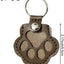Pet Hair Storage Bag 3pcs Leather Cat Paw Keychain Portable Pet Hair Memorial Keepsake Keyring for Pet Commemorative