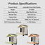Smart Bird Feeder with 2K-4K Ultra HD AI Bird Recognition, Solar-Powered Outdoor Camera Feeder for Garden, Balcony, or Tree Mounting, Ideal for Bird Watching Enthusiasts and Backyard Wildlife Lovers (2.5K, Khaki)