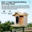 Smart Bird Feeder with 2K-4K Ultra HD AI Bird Recognition, Solar-Powered Outdoor Camera Feeder for Garden, Balcony, or Tree Mounting, Ideal for Bird Watching Enthusiasts and Backyard Wildlife Lovers (2K, Green)