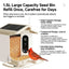 Smart Bird Feeder with 2K-4K Ultra HD AI Bird Recognition, Solar-Powered Outdoor Camera Feeder for Garden, Balcony, or Tree Mounting, Ideal for Bird Watching Enthusiasts and Backyard Wildlife Lovers (4K, Green)