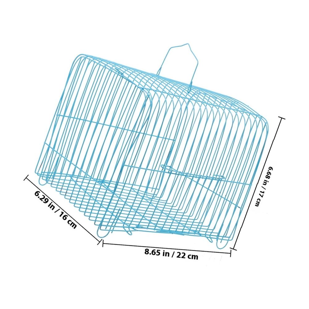Portable Travel Carrier Cage with Ventilation for Small Pet Parakeets, 1 Piece Bird Travel Crate
