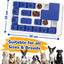 CARLA HOME Interactive Dog Puzzle Toy Slow Feeder Treat Dispenser for Dogs & Cats