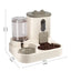 2-in-1 Automatic Cat Food & Water Dispenser