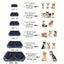 Small to Large Pet Dog Bed Sofa Mats Blue