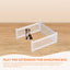 Rooster Farms 1.15m PVC Dog Play Pen Extension for Whelping Box 3 Side Enclosure