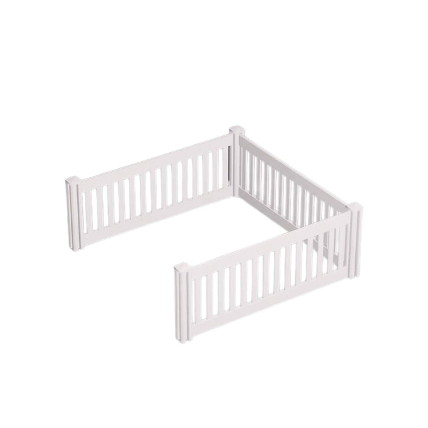 Rooster Farms 1.48m PVC Dog Play Pen Extension for Whelping Box 3 Side Enclosure