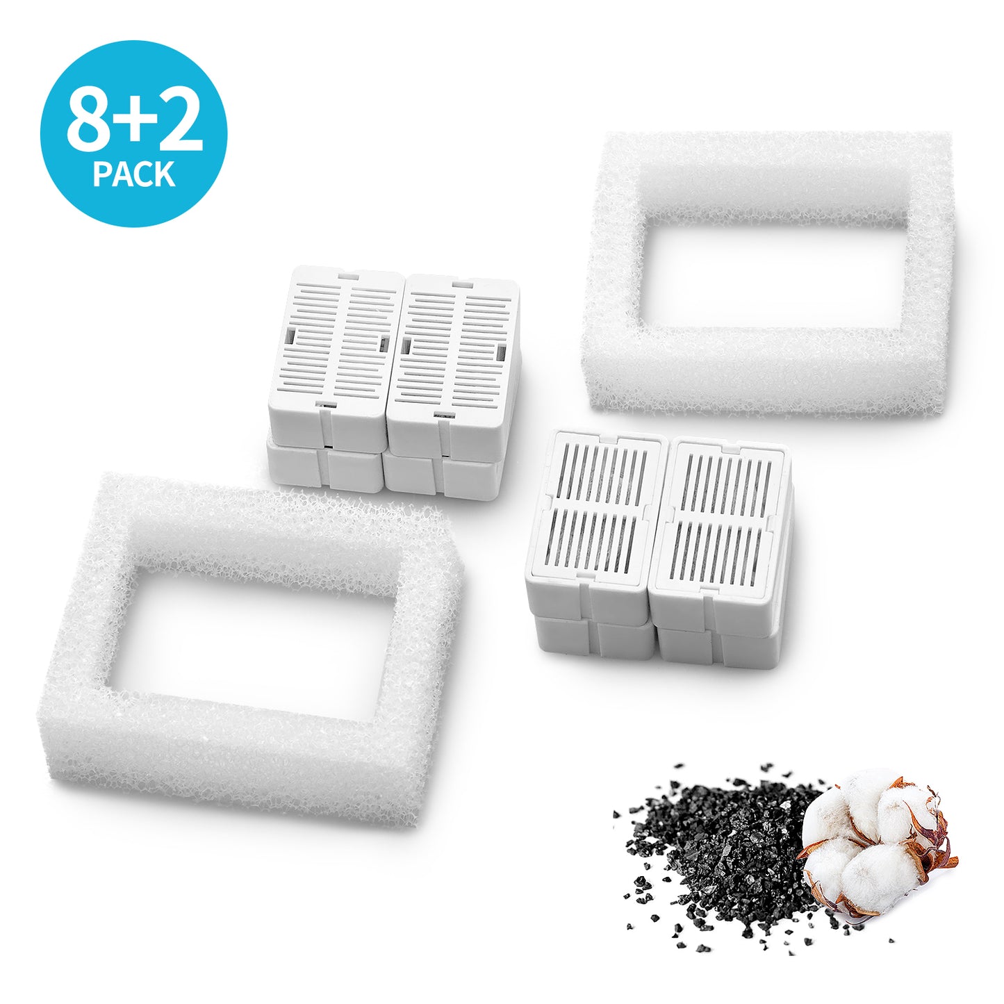 YES4PETS 32 x Pet Dog Cat Fountain Filter Replacement Activated Carbon Exchange Filtration System Automatic Water Dispenser Compatible