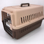 YES4PETS Medium Dog Cat Crate Pet Rabbit Carrier Airline Cage With Bowl & Tray-Brown