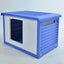 YES4PETS Small Plastic Pet Dog Puppy Cat House Kennel Blue