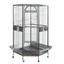 YES4PETS 161 cm XL Corner Bird Cage Pet Parrot Aviary Perch Castor Wheel