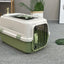 YES4PETS Medium Dog Cat Rabbit Crate Pet Kitten Carrier Parrot Cage Green