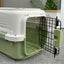 YES4PETS Medium Dog Cat Rabbit Crate Pet Kitten Carrier Parrot Cage Green