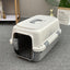 YES4PETS Medium Dog Cat Rabbit Crate Pet Kitten Carrier Parrot Cage Grey