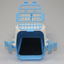 YES4PETS Small Dog Cat Crate Pet Carrier Rabbit Guinea Pig Cage With Tray-Blue